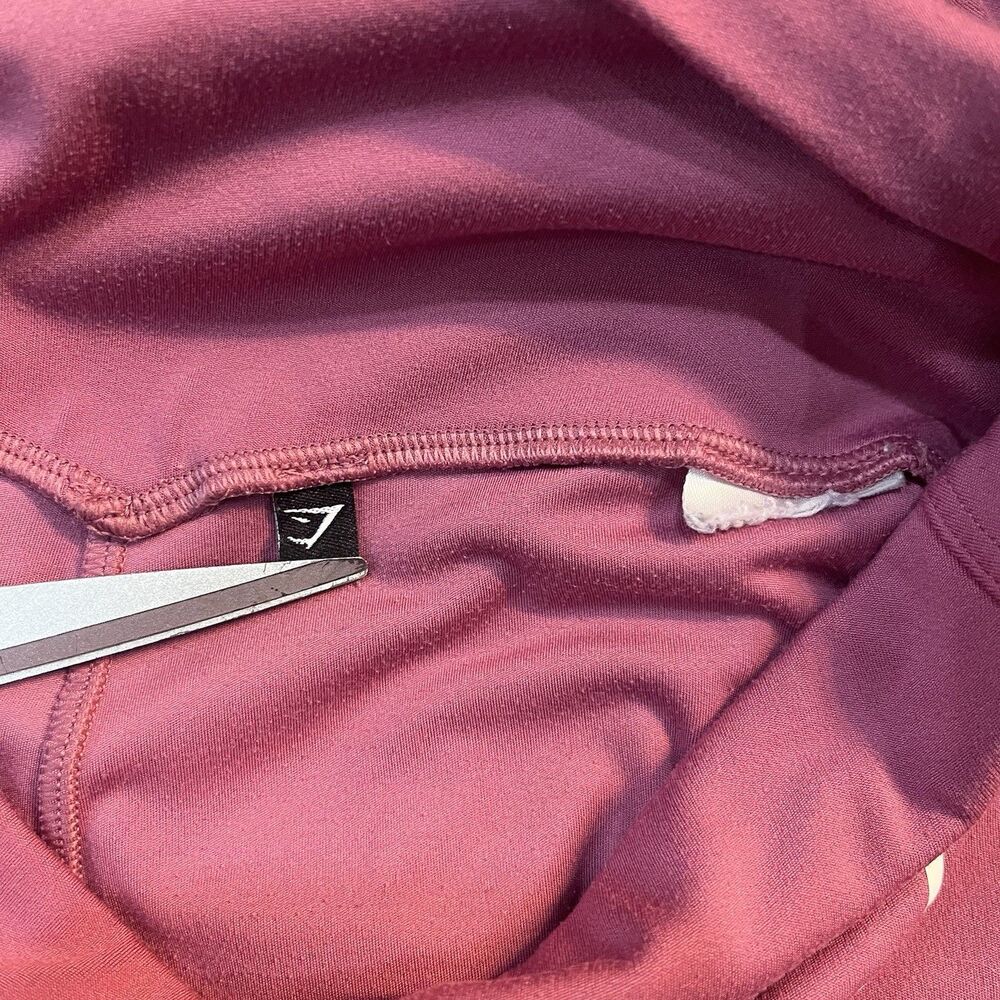 Pink Purple Cropped Gymshark Leggings Size Small Activewear Athletic - Picture 5 of 5